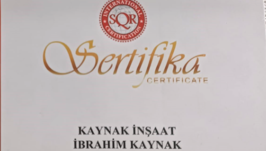 Sertifikalarımız